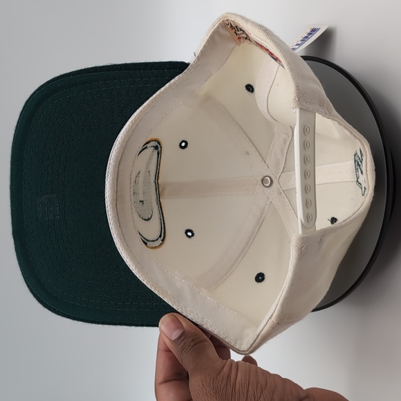 Starter| NWT NFL Vintage White Green Bay Packers Wool Sports Cap Snap Back - Picture 14 of 15